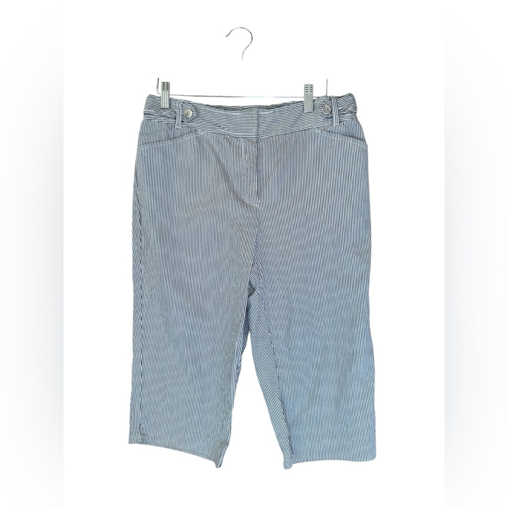 Charter Club Striped Cropped Pants